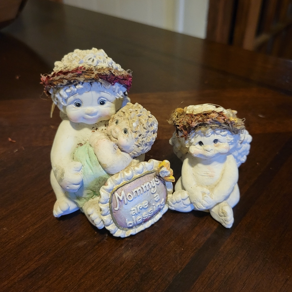 Dreamsicles set of 2 - Mommies R a Blessing (3")  & Bundle of Joy (2")